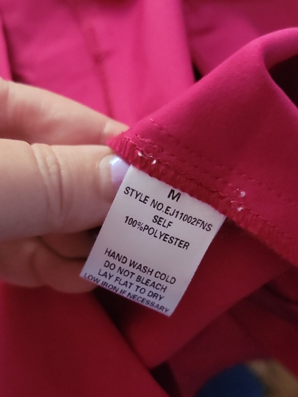 Fashion Nova DARK MAGENTA DOUBLE BREASTED Blazer & Pants Suit NEW WITH TAG L - Picture 16 of 17
